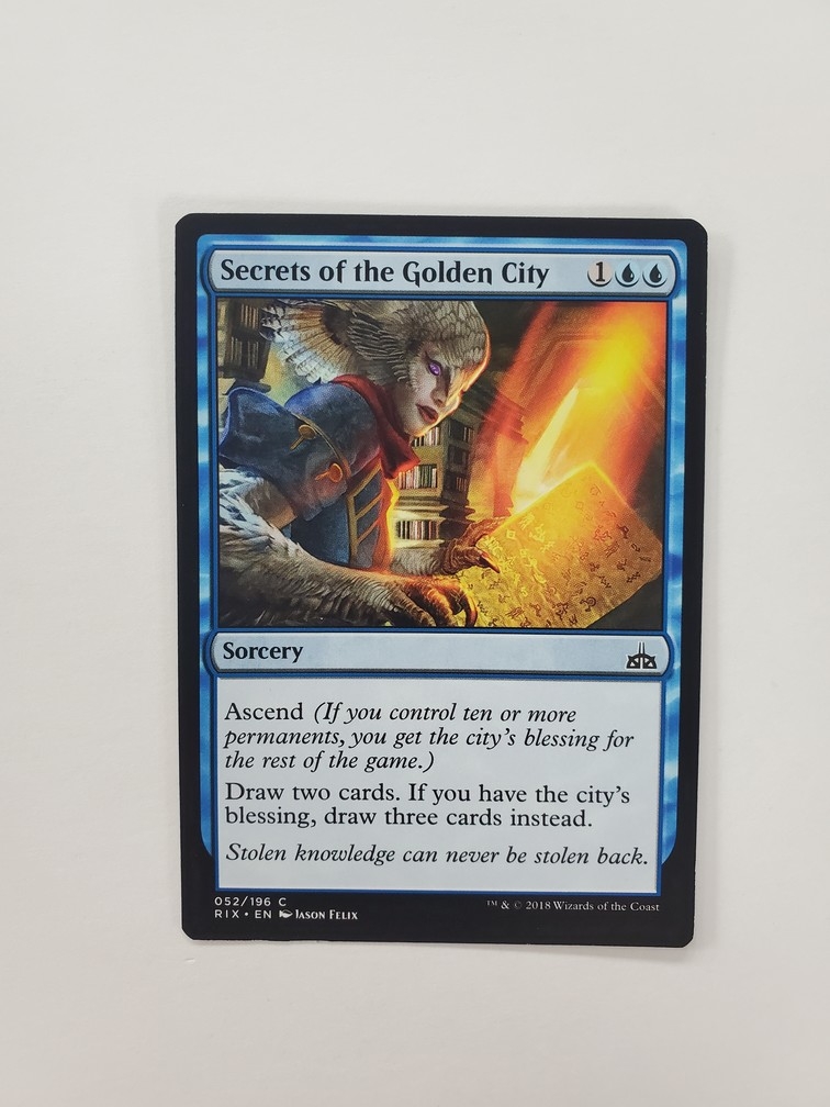 Secrets of the Golden City