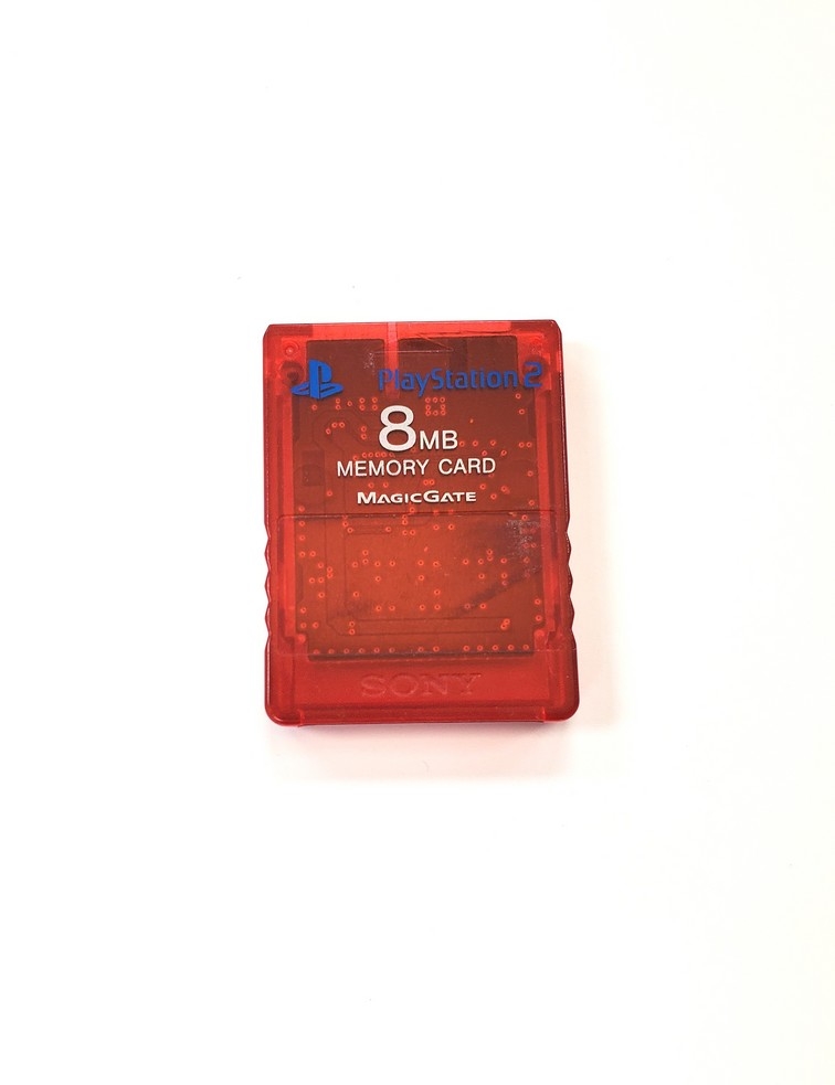 Playstation 2 Red Memory Card 8MB