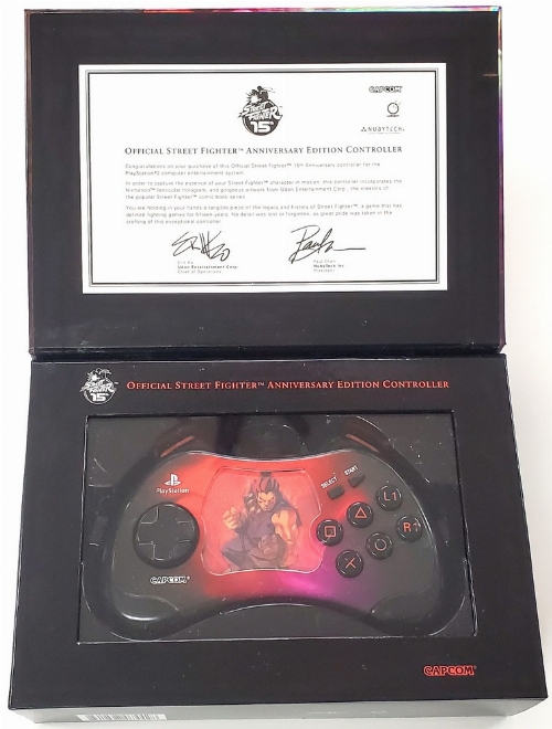 Playstation 2 - Official Street Fighter Akuma Wired 15th Anniversary Edition Controller