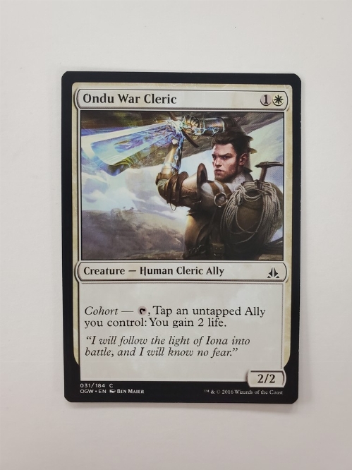 Ondu War Cleric