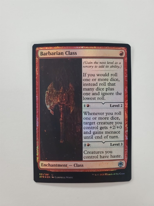 Barbarian Class (Foil)