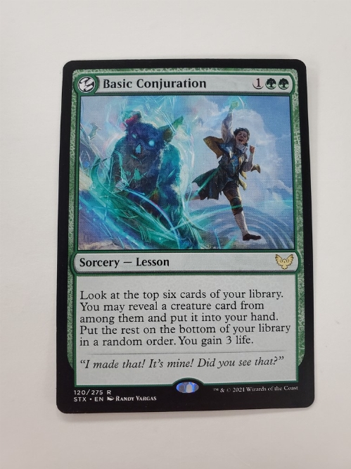 Basic Conjuration