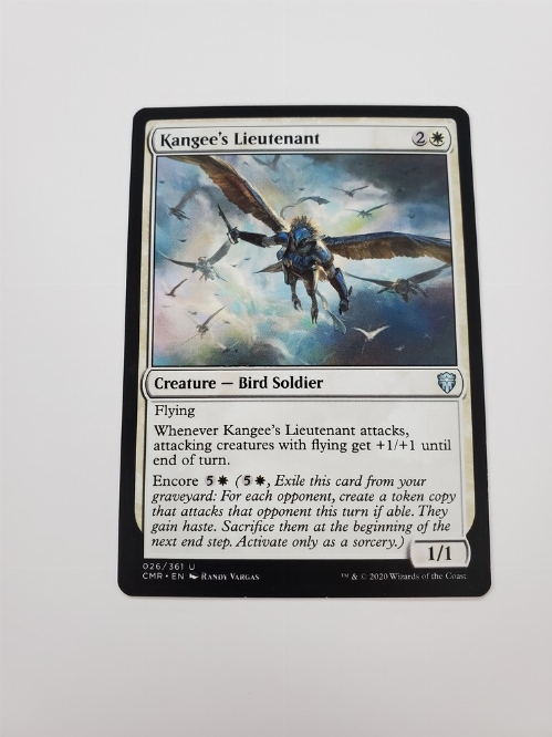 Kangee's Lieutenant