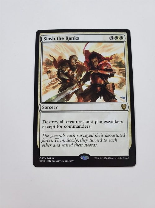 Slash the Ranks