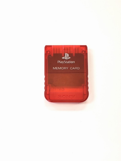 Playstation 1 Red Memory Card