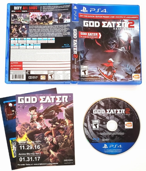 God Eater 2: Rage Burst (Day One Edition) (CIB)