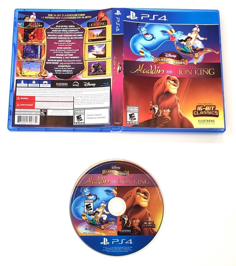 Disney Classic Games: Aladdin & The Lion King (CIB)