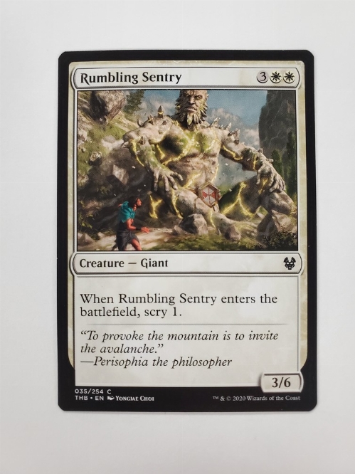 Rumbling Sentry