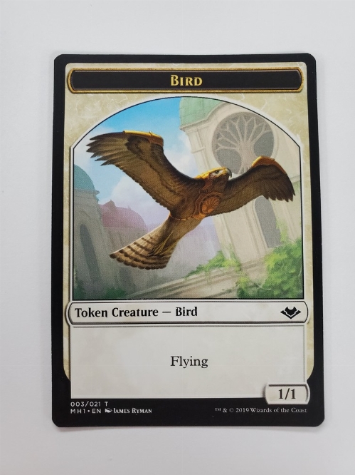 Bird Token // Serra the Benevolent Emblem Token