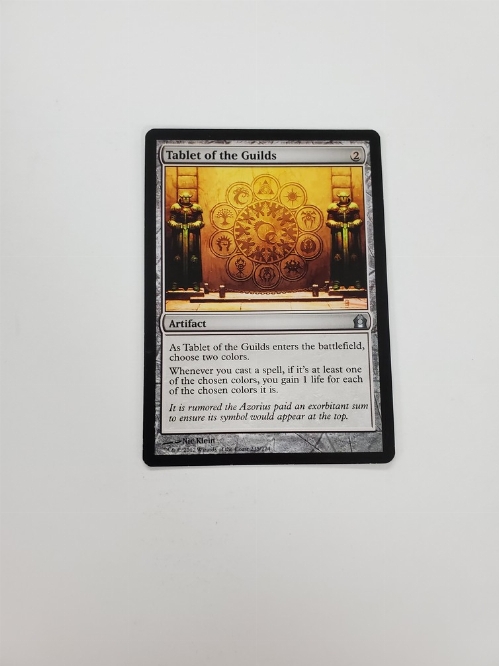 Tablet of the Guilds