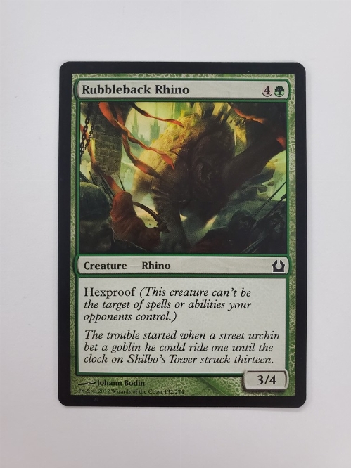 Rubbleback Rhino