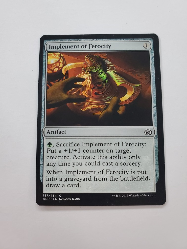 Implement of Ferocity
