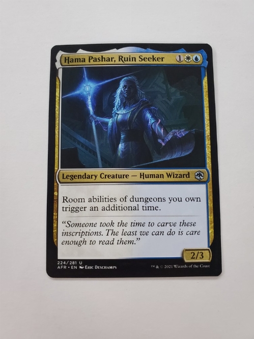 Hama Pashar, Ruin Seeker