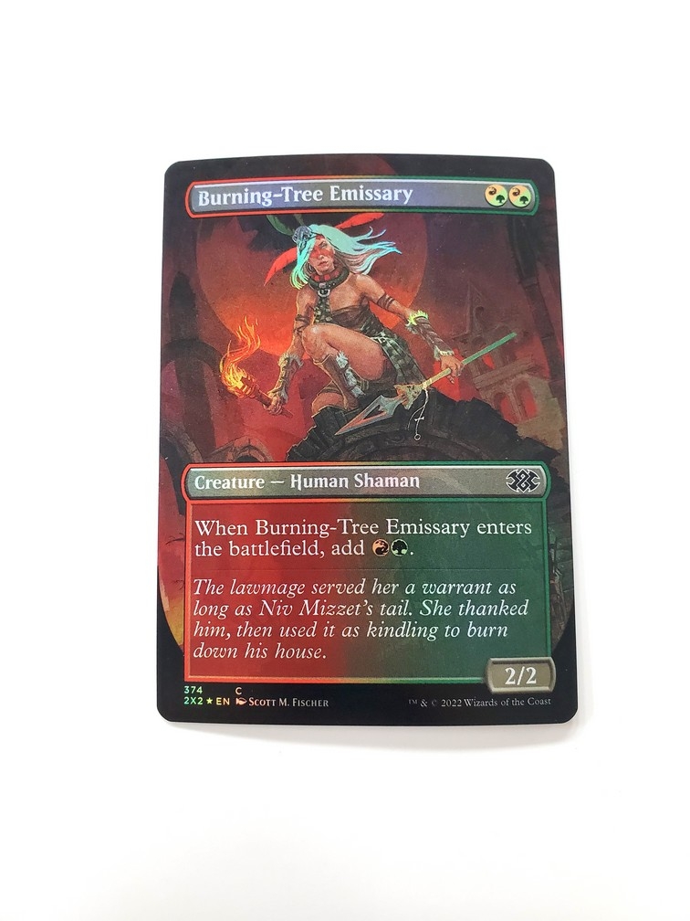 Burning-Tree Emissary (Borderless) (Foil)