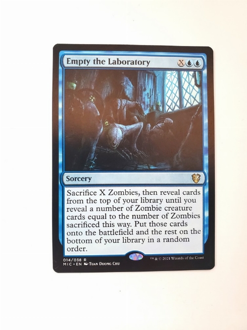 Empty the Laboratory