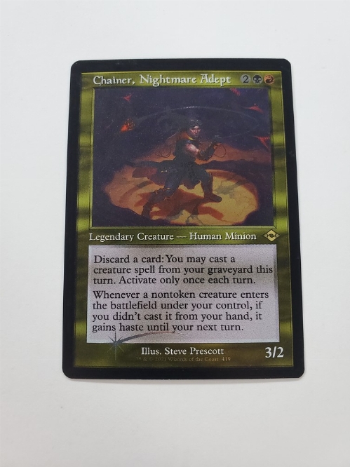 Chainer, Nightmare Adept - Retro Frame (Etched Foil)