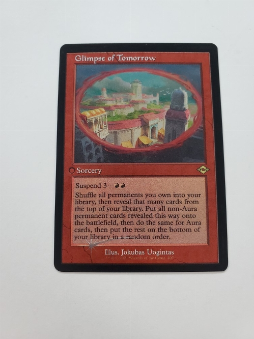 Glimpse of Tomorrow - Retro Frame (Etched Foil)