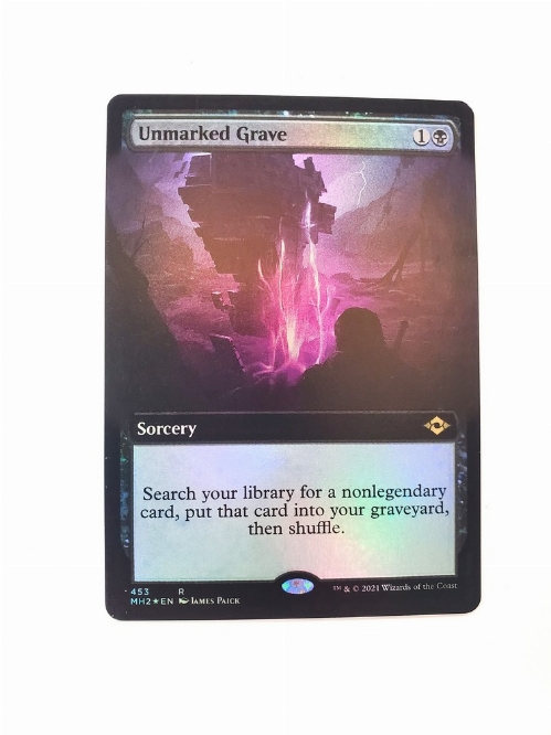Unmarked Grave - Extended Art (Foil)