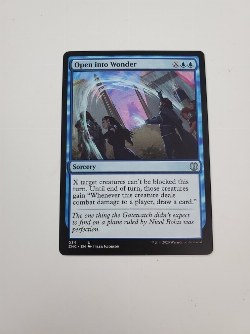 Open into Wonder