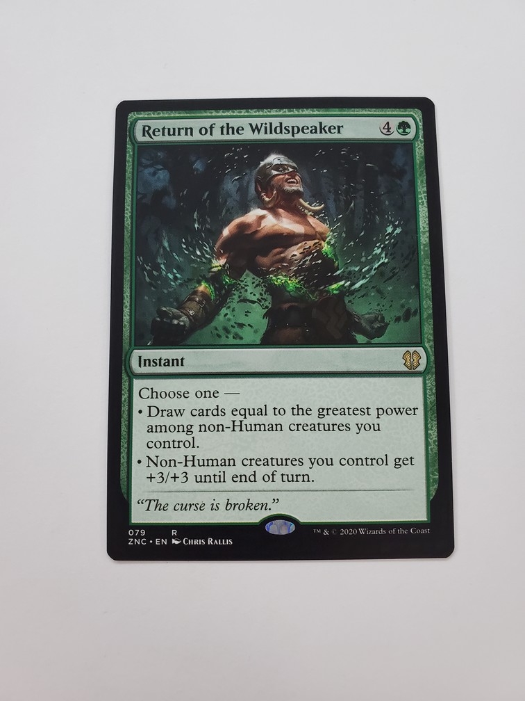 Return of the Wildspeaker