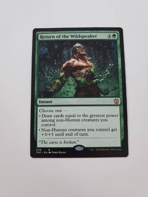 Return of the Wildspeaker