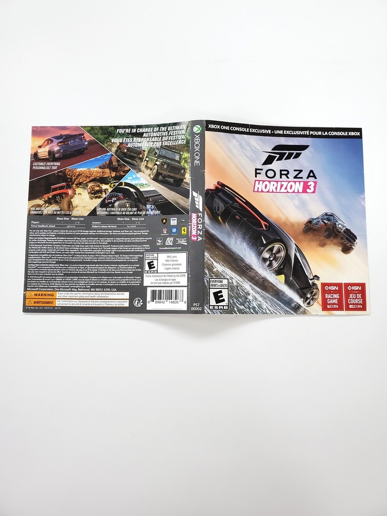 Forza: Horizon 3 (B)