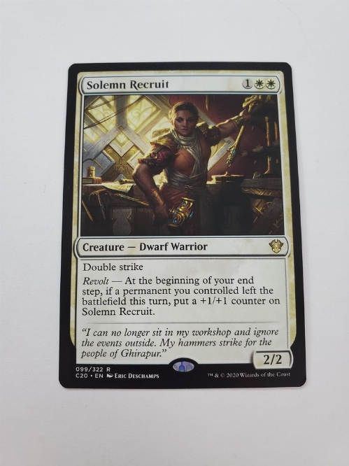 Solemn Recruit