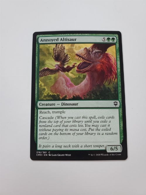 Annoyed Altisaur