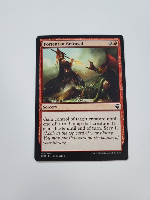 Portent of Betrayal