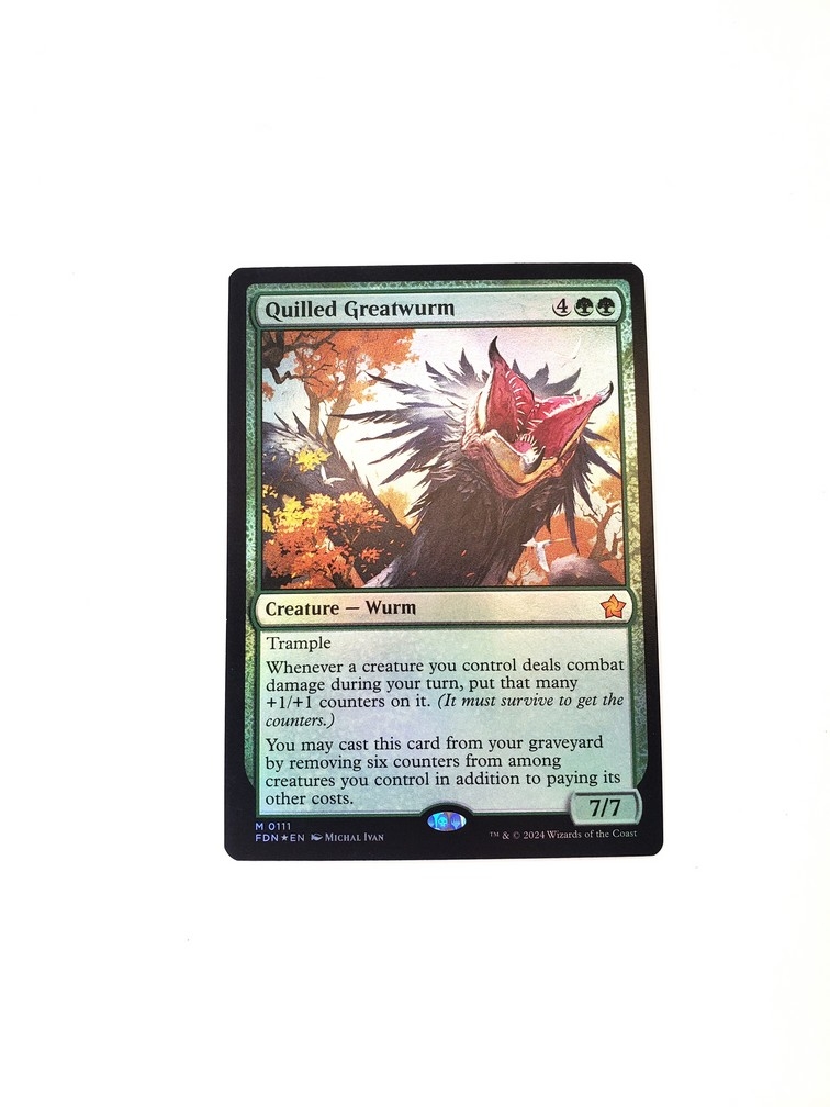 Quilled Greatwurm (Foil)