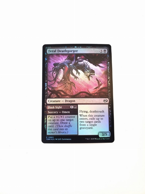 Feral Deathgorger // Dusk Sight (Foil)