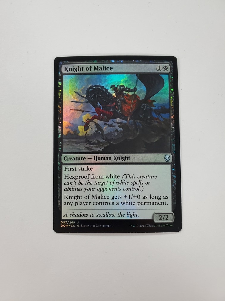 Knight of Malice (Foil)