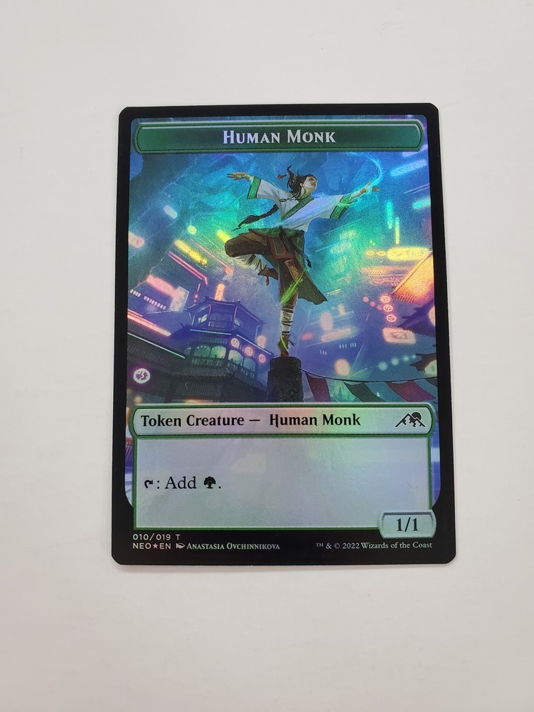 Human Monk Token (10) // Spirit Token (02) (Foil)