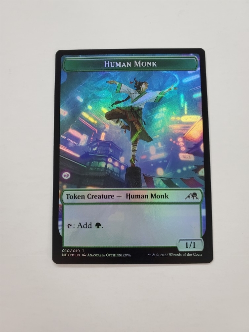 Human Monk Token (10) // Spirit Token (02) (Foil)