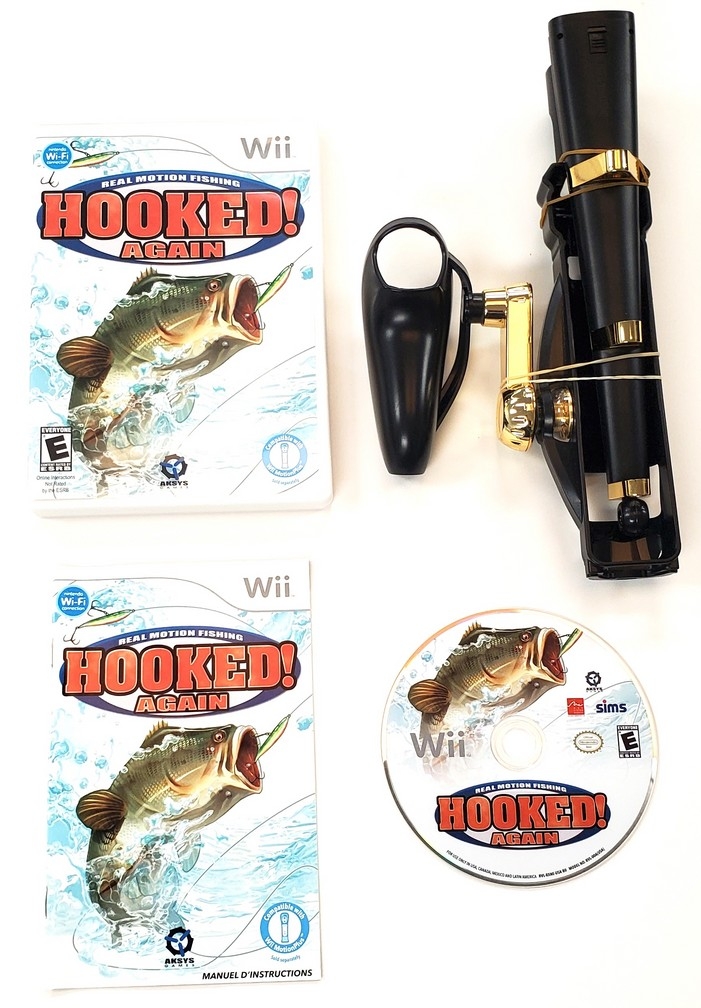 Hooked! Again: Real Motion Fishing (Fishing Rod Included) (CIB)