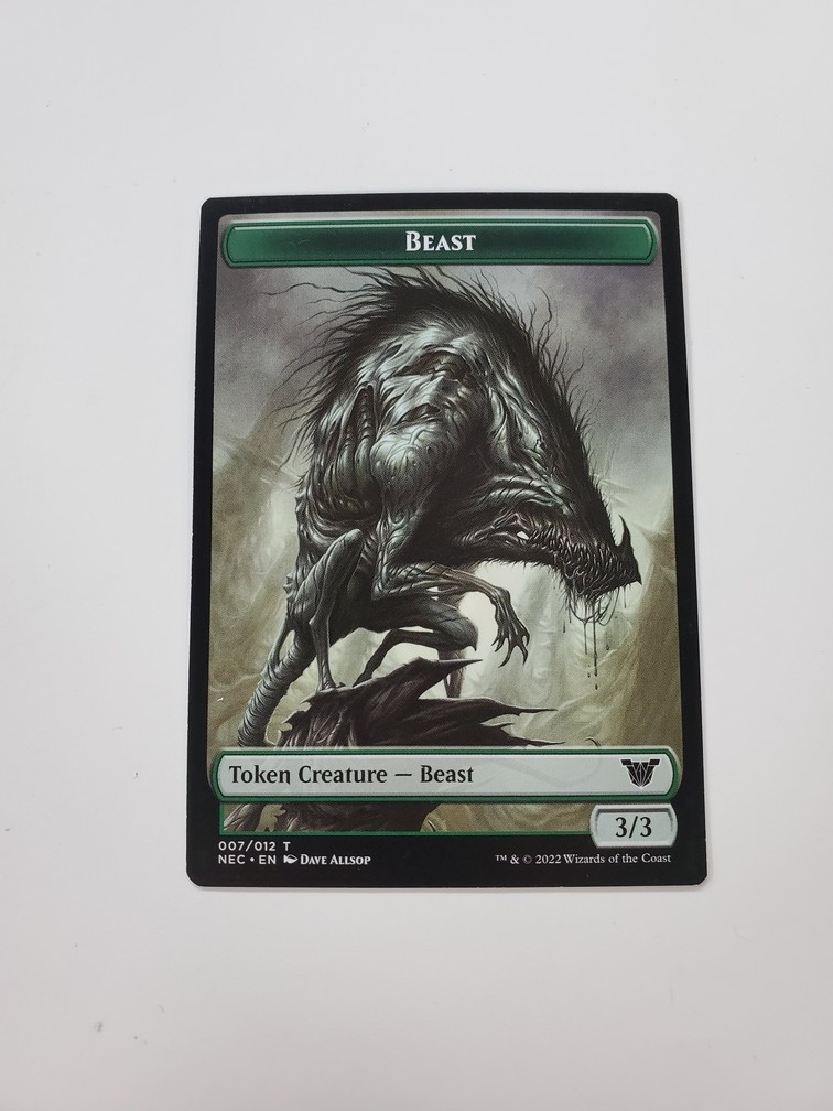 Beast // Treasure - Double-Sided Token