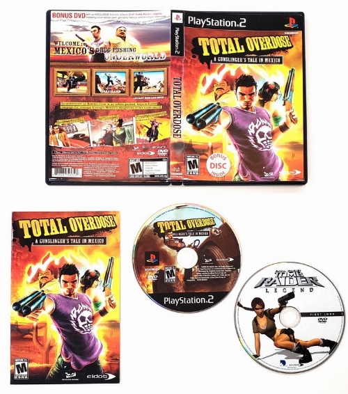 Total Overdose: A Gunslinger's Tale in Mexico + Tomb Raider Legend Demo (CIB)