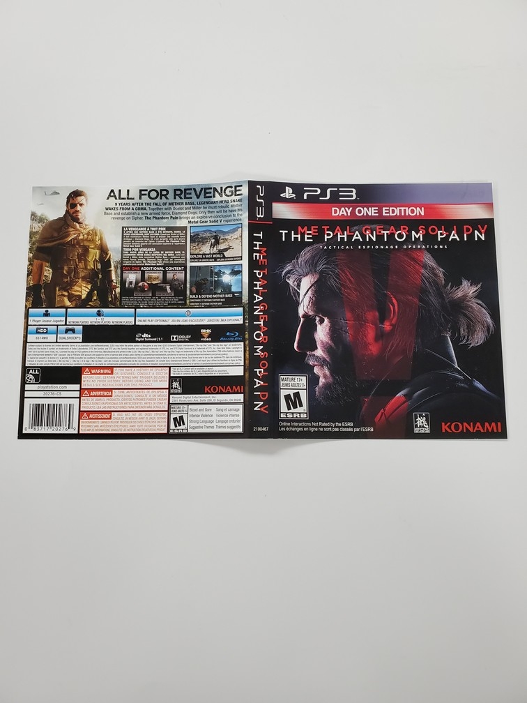 Metal Gear Solid V: The Phantom Pain (Day One Edition) (B)