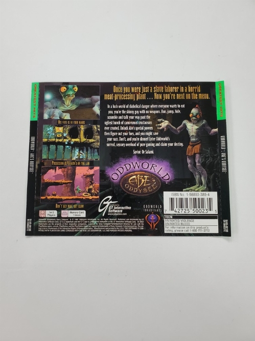 Oddworld: Abe's Oddysee [Greatest Hits] (B)