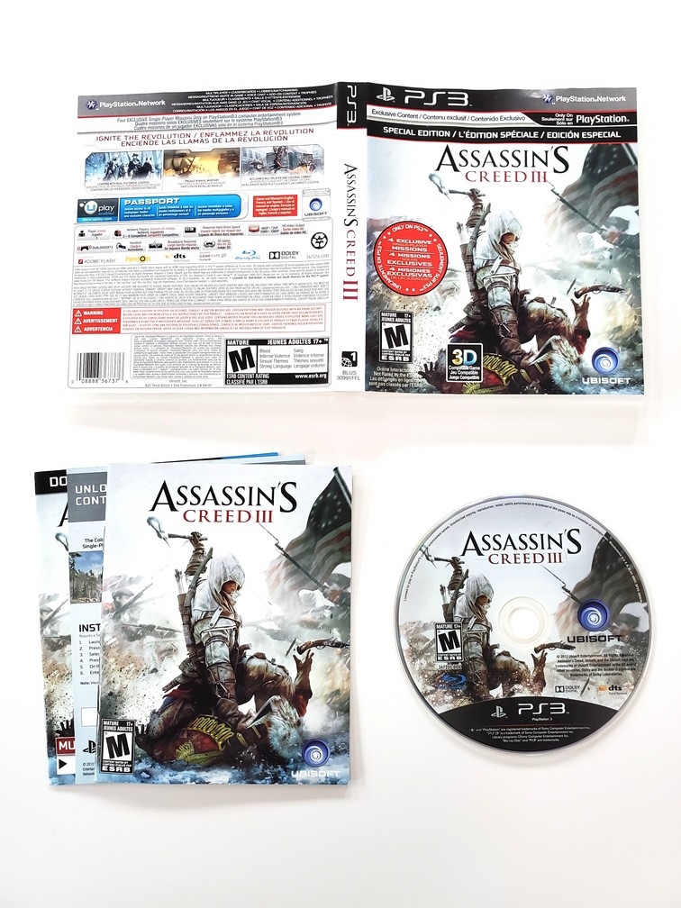 Assassin's Creed III (Special Edition) (CIB)