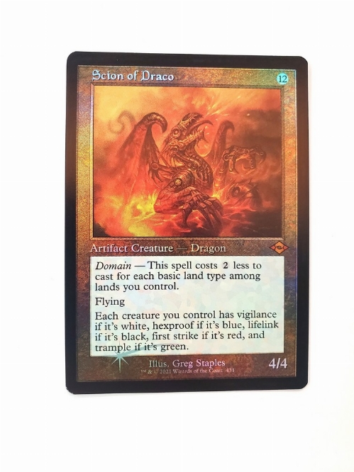 Scion of Draco (Retro Frame) (Foil Etched)