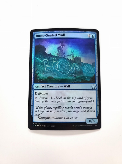 Rune-Sealed Wall (Foil)