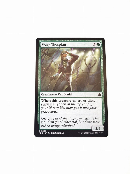 Wary Thespian