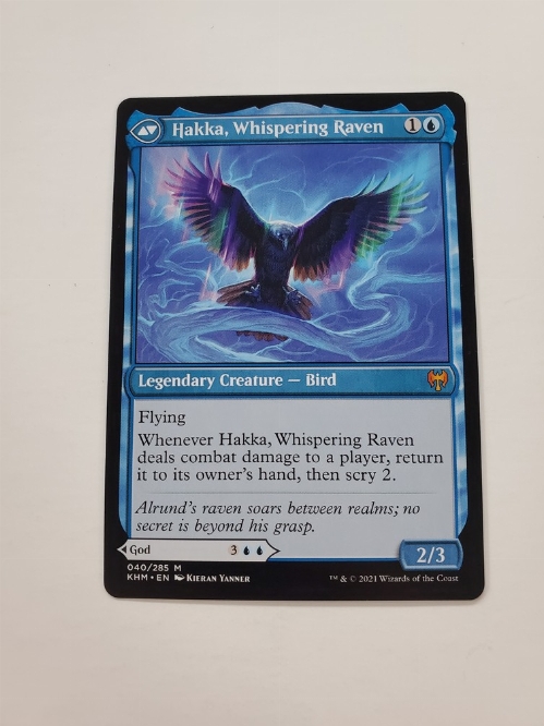 Alrund, God of the Cosmos // Hakka, Whispering Raven