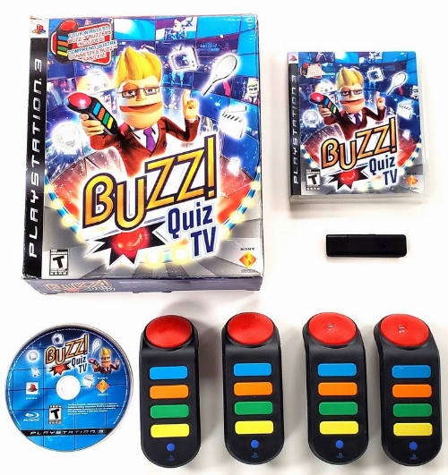 Buzz! Quiz TV [4 Controller Bundle] (CIB)