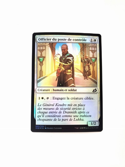 Checkpoint Officer (Foil) (Francaise)