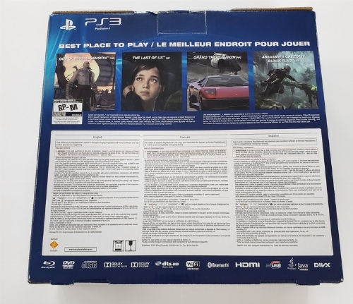 PlayStation 3 500GB Super Slim (The Last of Us Bundle) (Model CECH-4201C) (CIB)