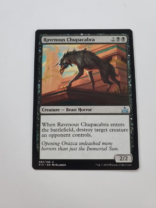 Ravenous Chupacabra