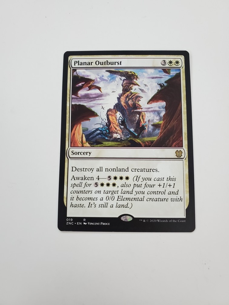 Planar Outburst