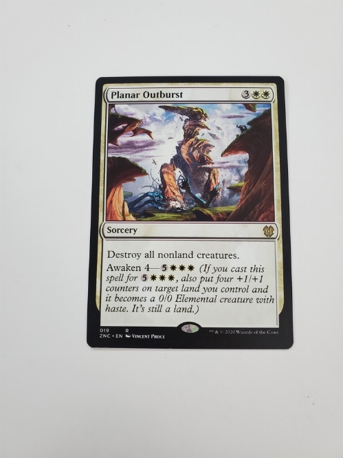 Planar Outburst